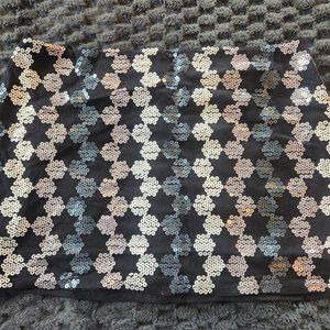 beautiful bebe star sequined mini skirt size 4